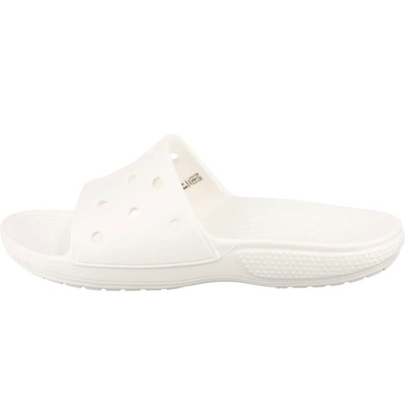 Crocs Unisex Classic Slide Sandals - White, Size 13 Men/15 Women Shoes - Picture 4 of 10